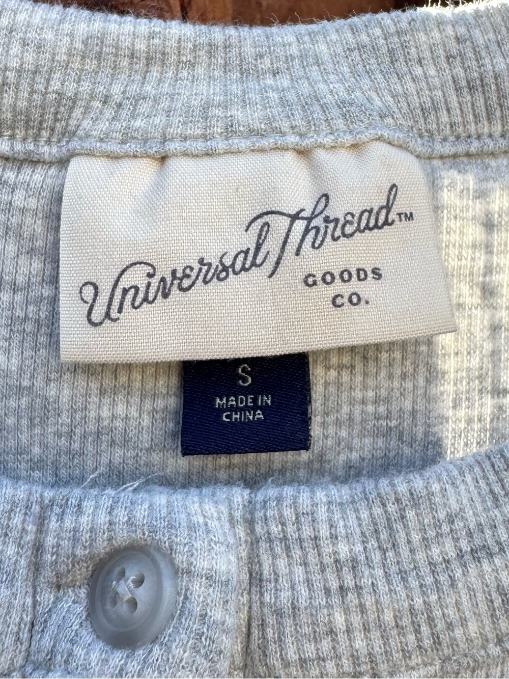 Universal Thread Button Down Top - Picture 3 of 4